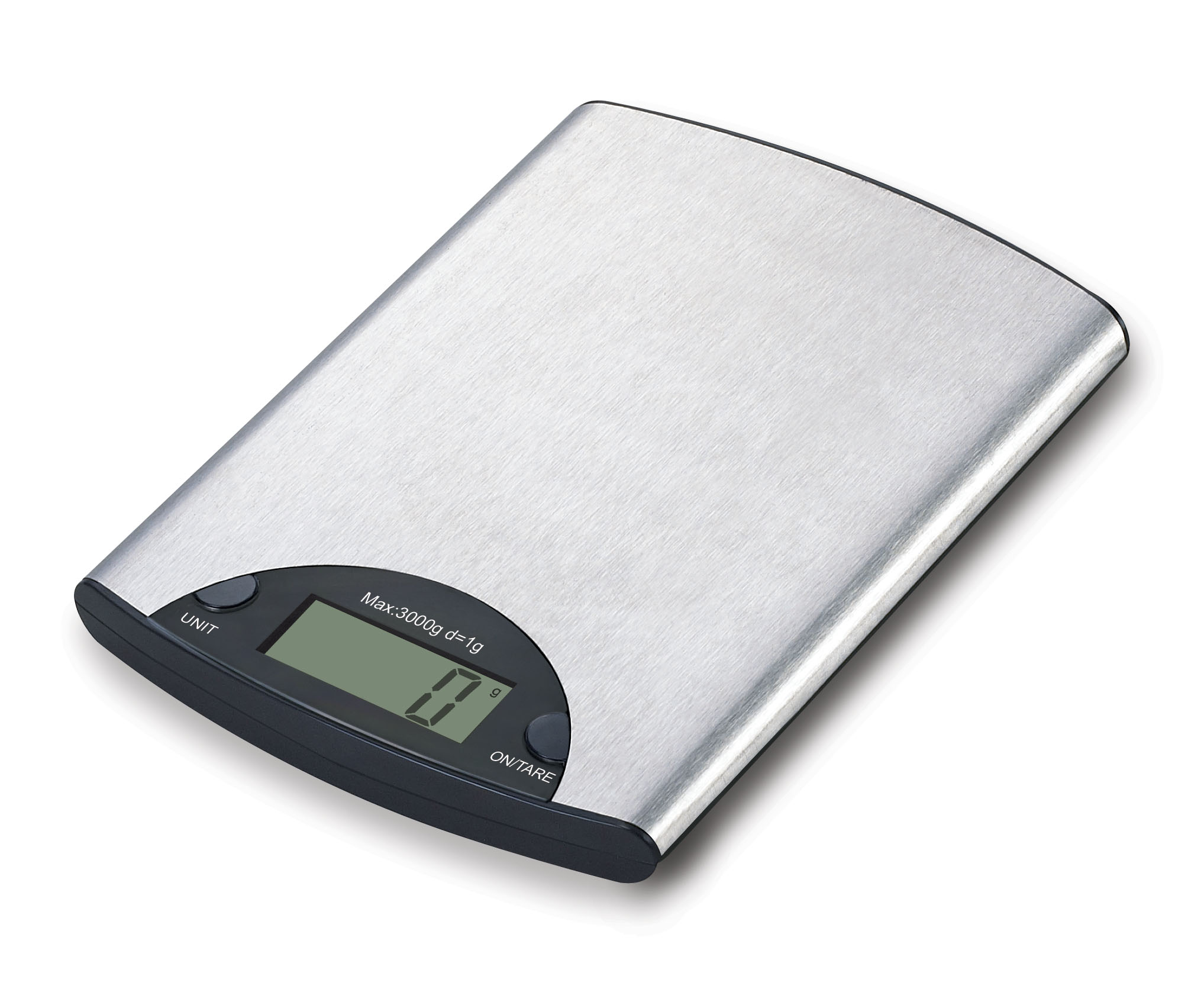 Cheap electronic kitchen scale with S&S platform