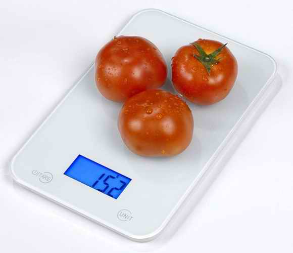 Slim & touch electronic kitchen scale