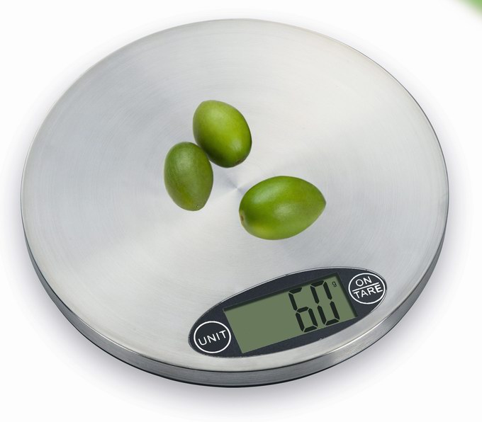 Touch stainless steel kitchen scale