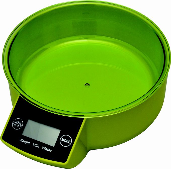Touch digital kitchen scale measuring liquid