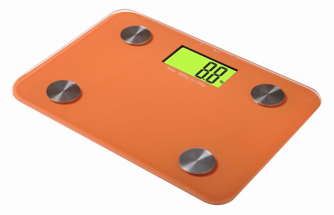 Electronic body fat scale 180kg different backlight color optional