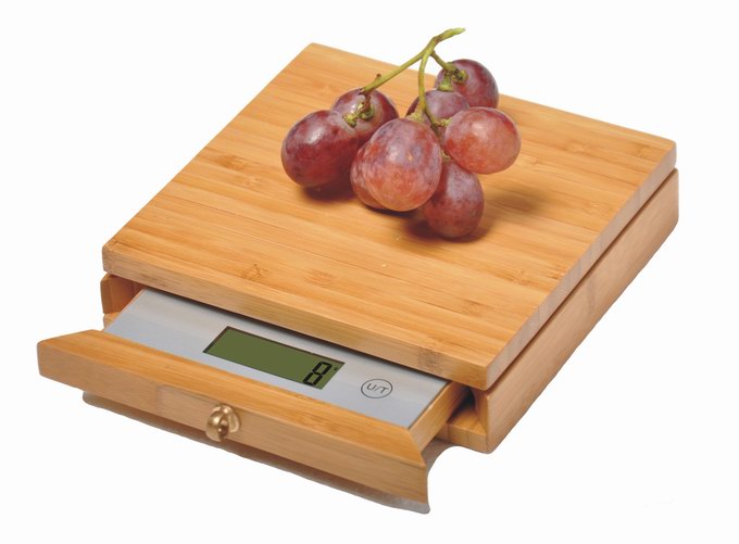 Ship wood kitchen scale with drawer design